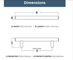 Franklin Brass 3-3/4" Simple Round Bar Cabinet/Drawer Pull 30 Pack P46641K-FB-B2