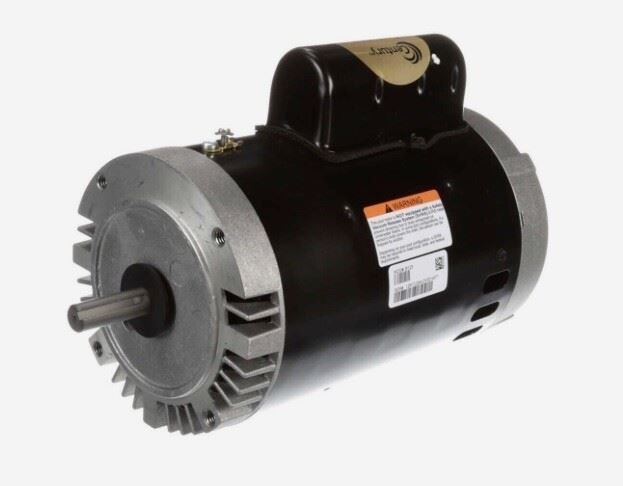 New Motor, Century, 1.5hp, 115v/230v, 1-Spd, 56Cfr, C-Face Key  B123