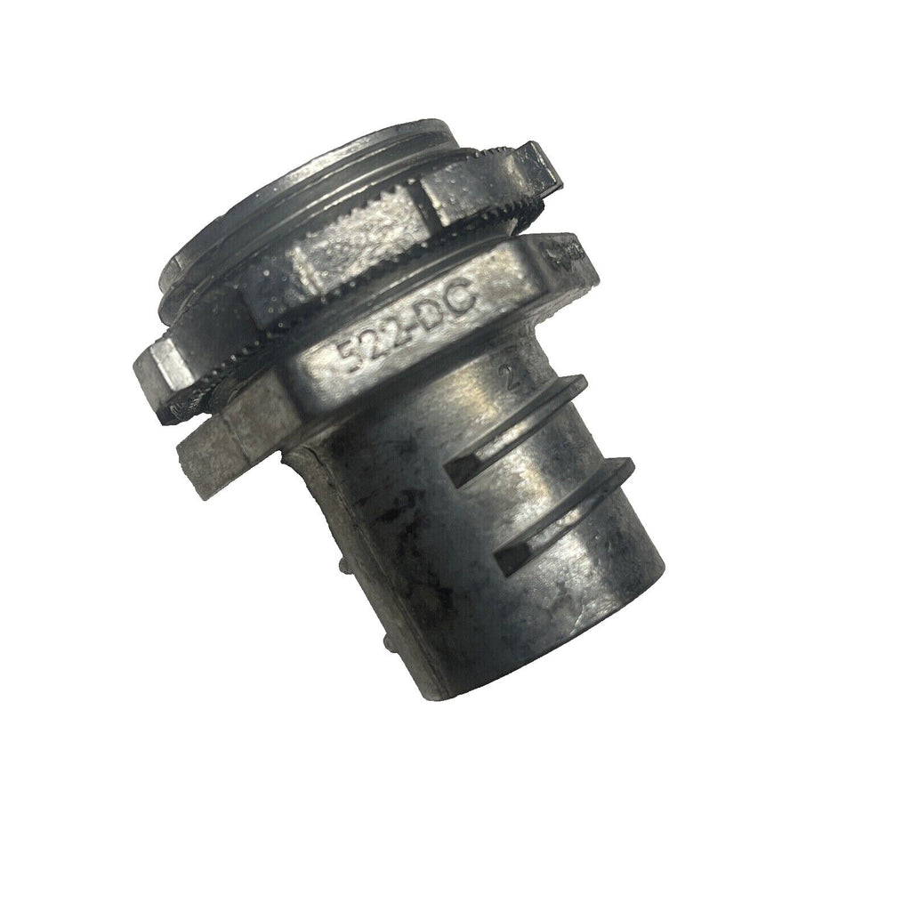 Bridgeport 1 in Flex Conduit Connectors, Screw-In Flex Connector 522-DC2 25 pack