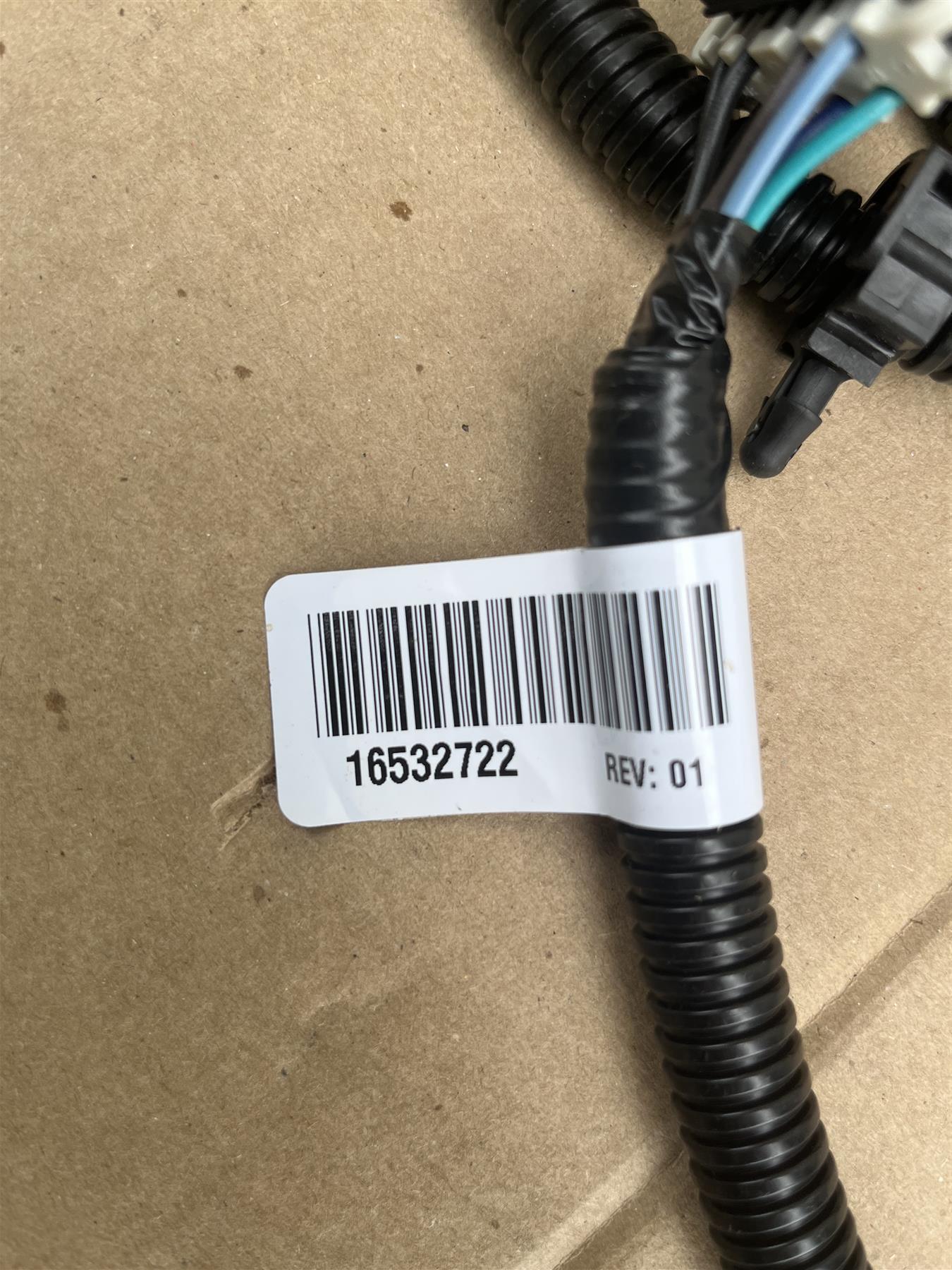 OEM GM 16532722 RH Tail Light Wiring Harness Passenger Side