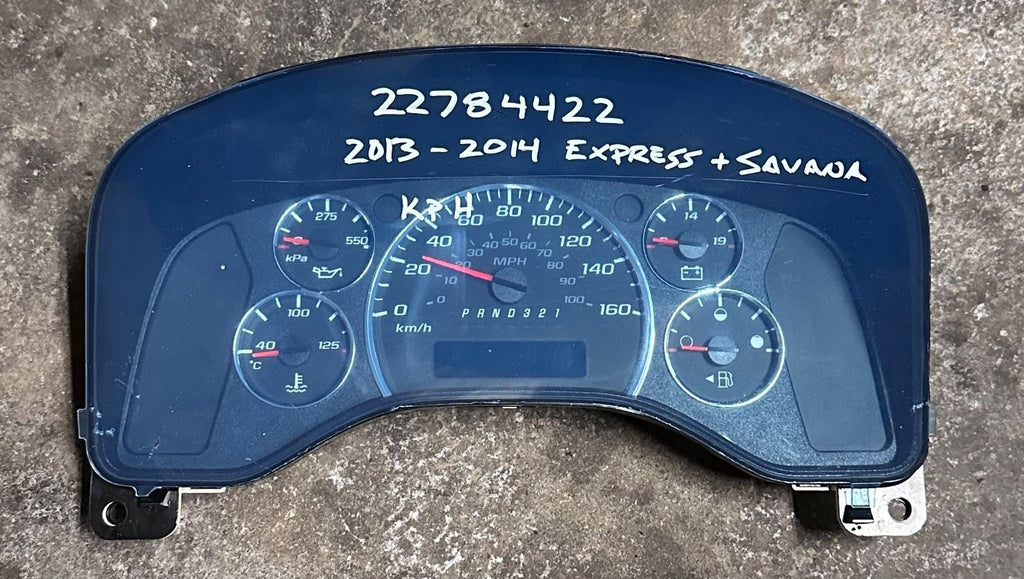 OEM | Speedometer Instrument Cluster fits 2013 - 2014 Savana Express Reman