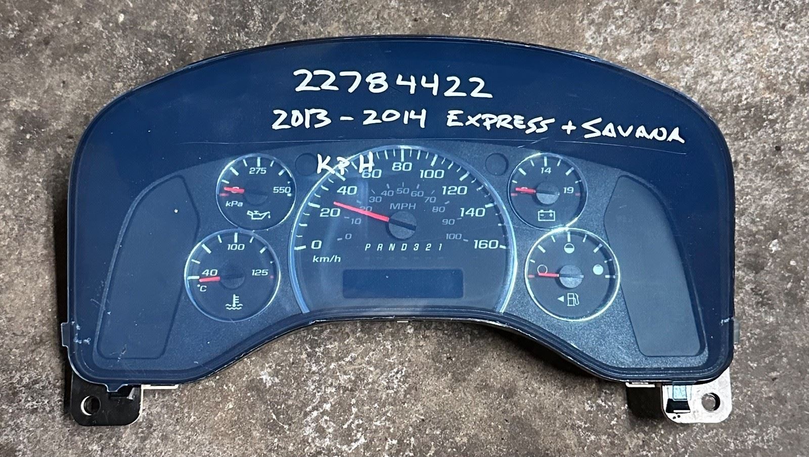 OEM | Speedometer Instrument Cluster fits 2013 - 2014 Savana Express Reman
