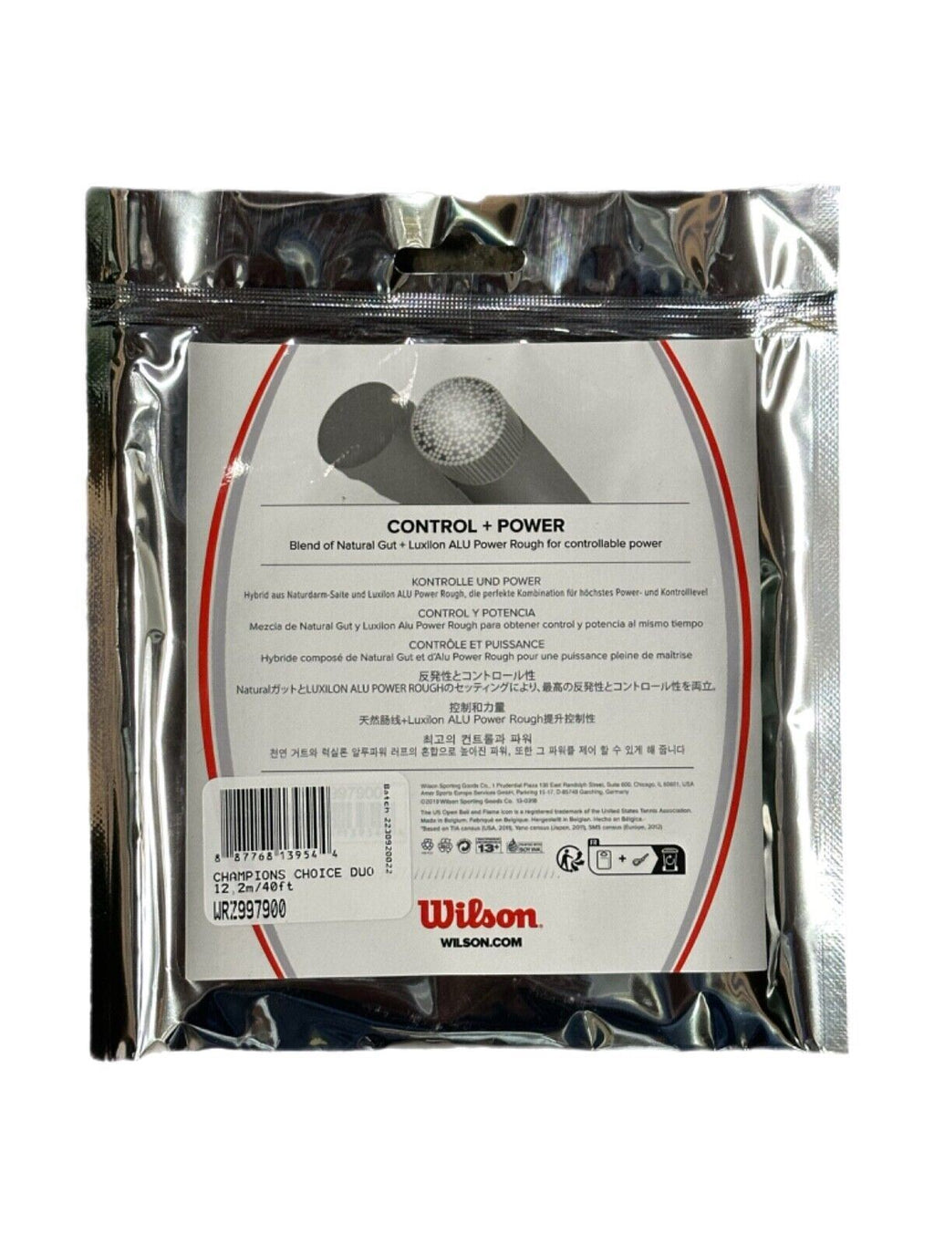 Wilson Champions Choice Duo Hybrid Tennis String