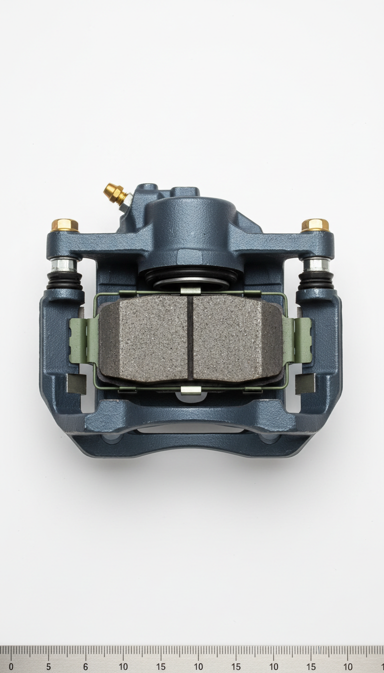 Oem brake caliper with low-mileage wear