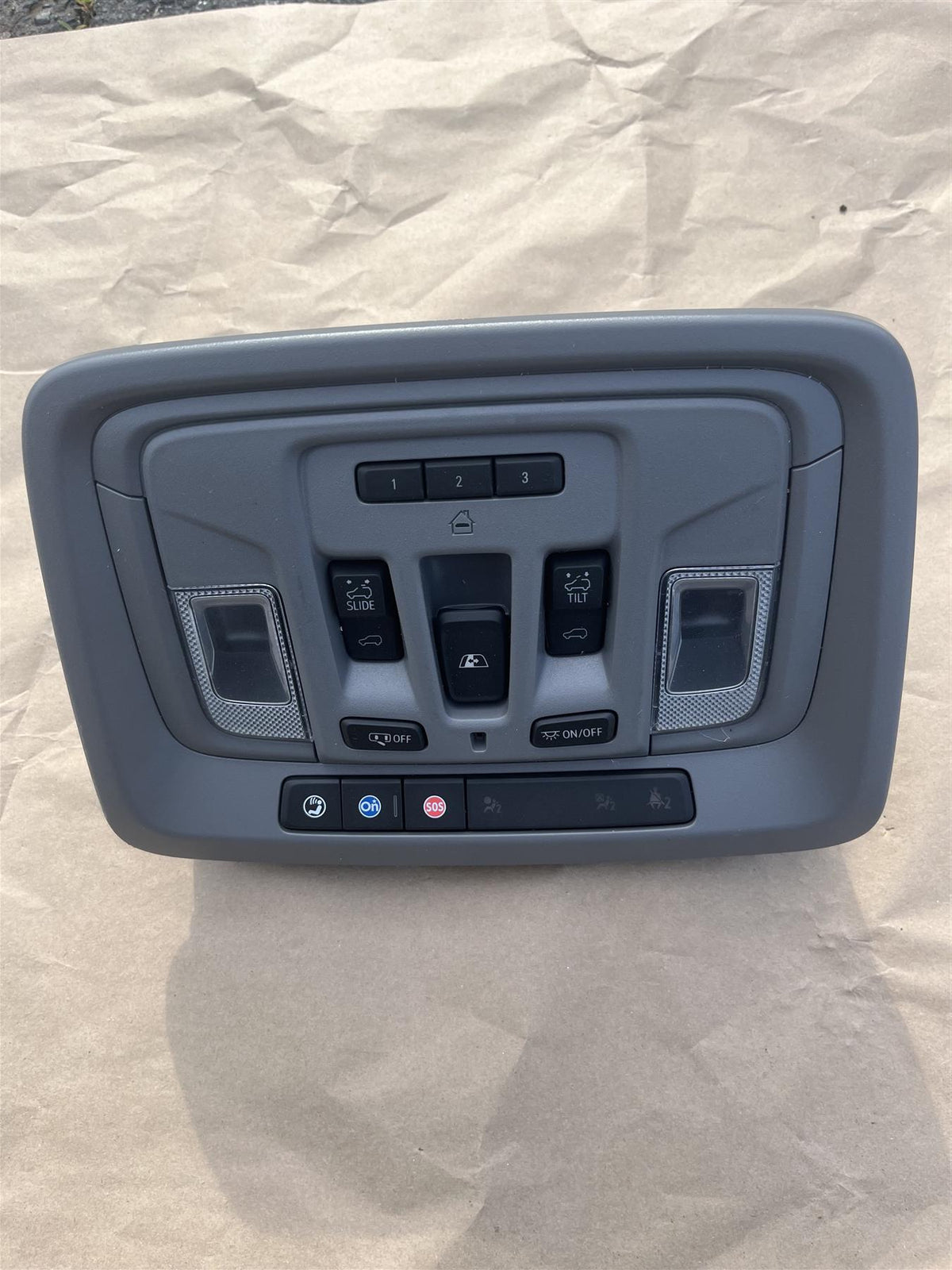 GM Overhead Console Assembly 85070616 Roof Console Interior Part OEM