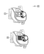 New OEM Transmission Shifter 68309414AH Fits 2019-20 Ram 1500 Vehicles
