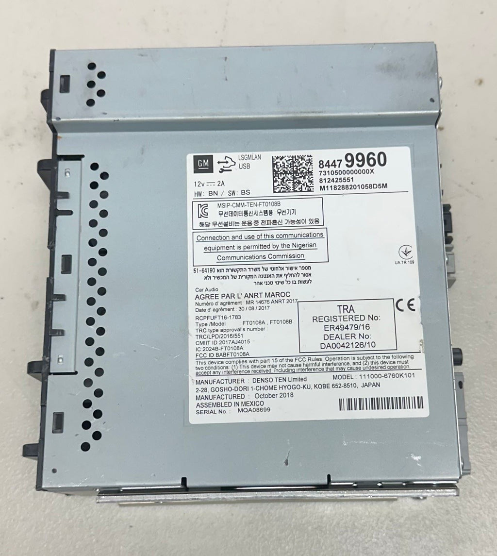 OEM GM Radio Receiver Audio Control Module 84479960 for Chevrolet GMC