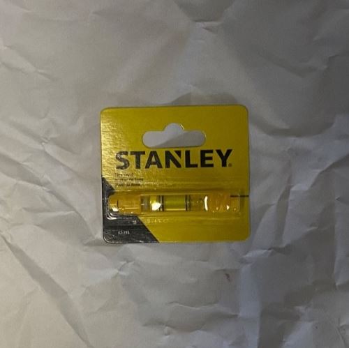 Stanley 42-193 Plastic Line Level 3" High Visibility Yellow Bulk Case Lot of 36