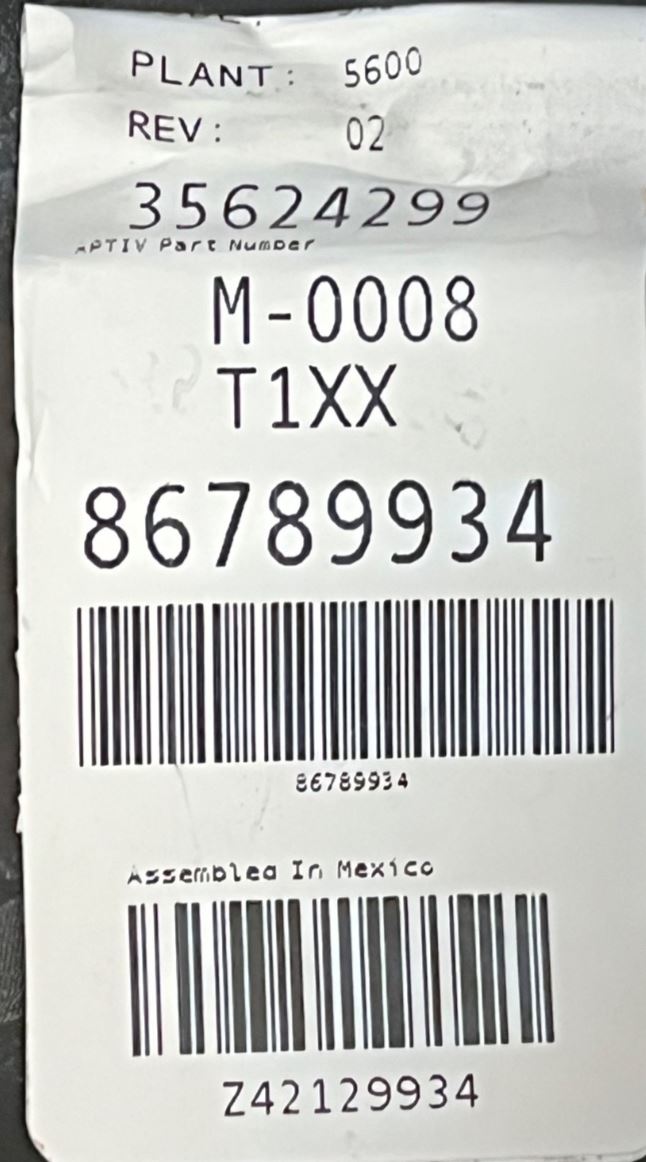 Genuine General Motors OE F-Harness 86789934 fits Sierra 1500 2024-2025