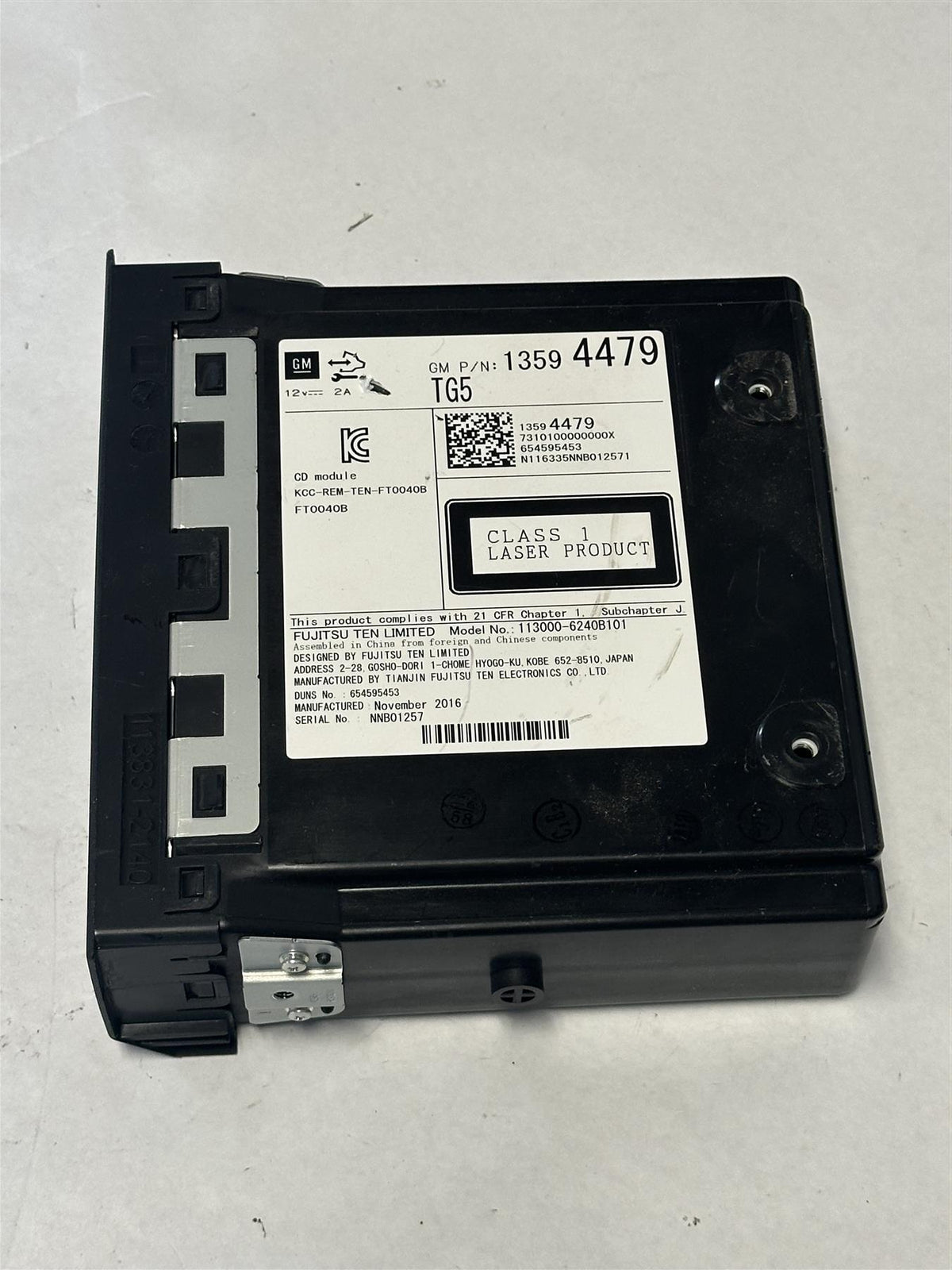 Genuine GM Cadillac Infotainment Media Player Module 13594479 OEM Factory Part