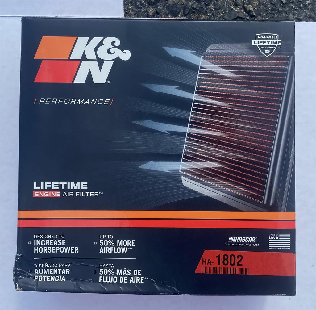 K&N HA-1802 Air Filter for Honda VTX1800 2002-2008