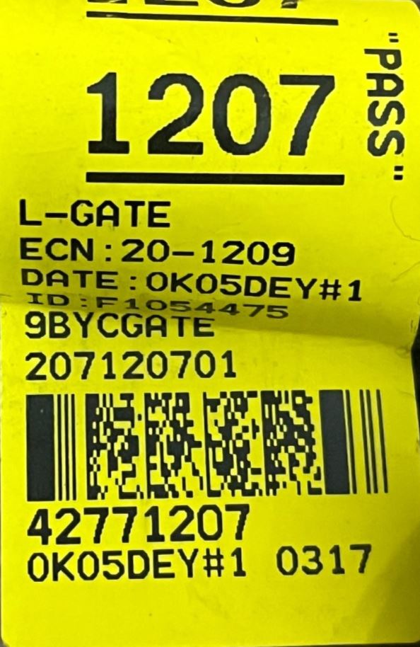 OEM GM Liftgate Wiring Harness 42771207 for Chevrolet Trailblazer
