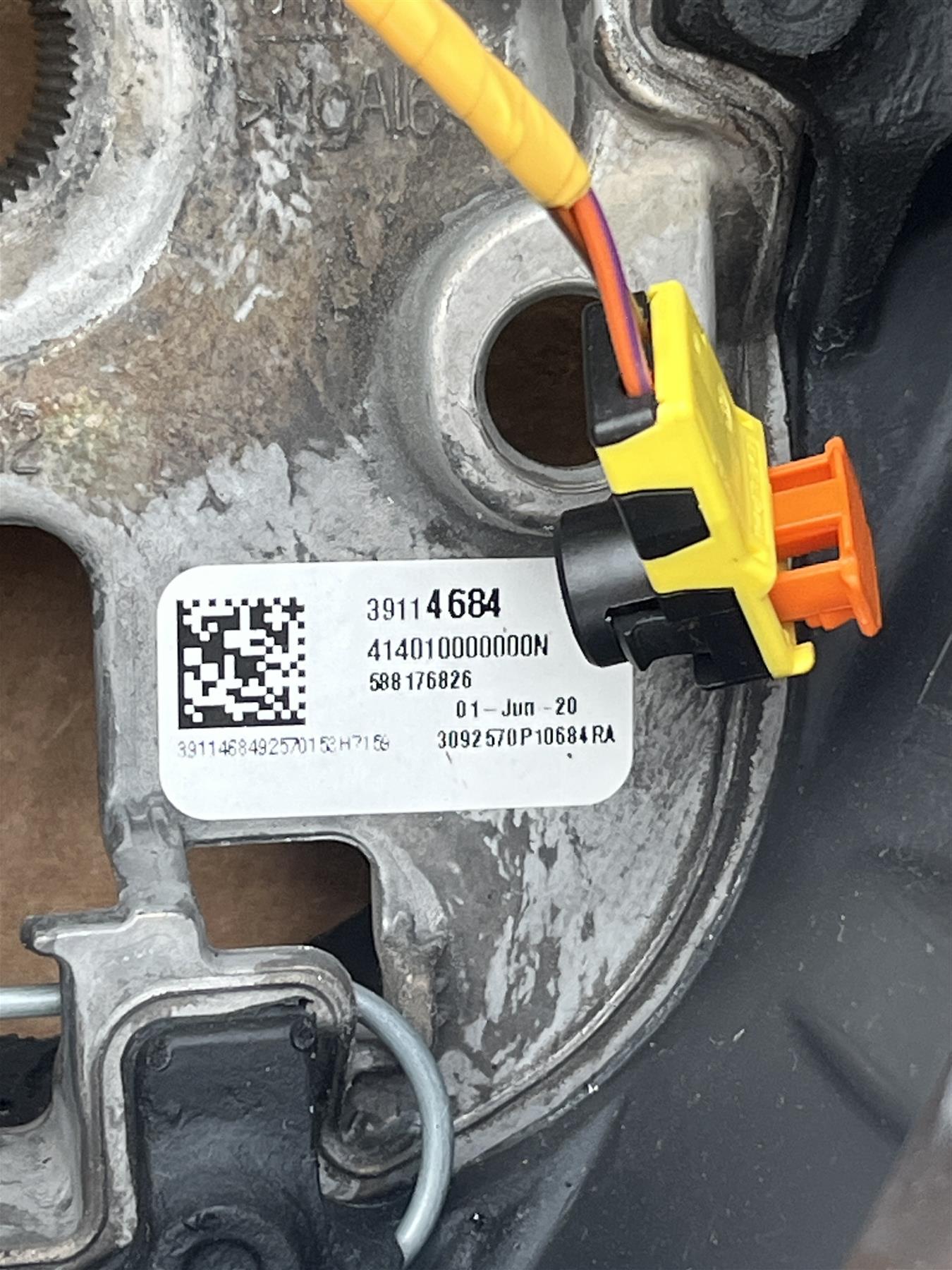 GM 39114684 Black Steering Wheel