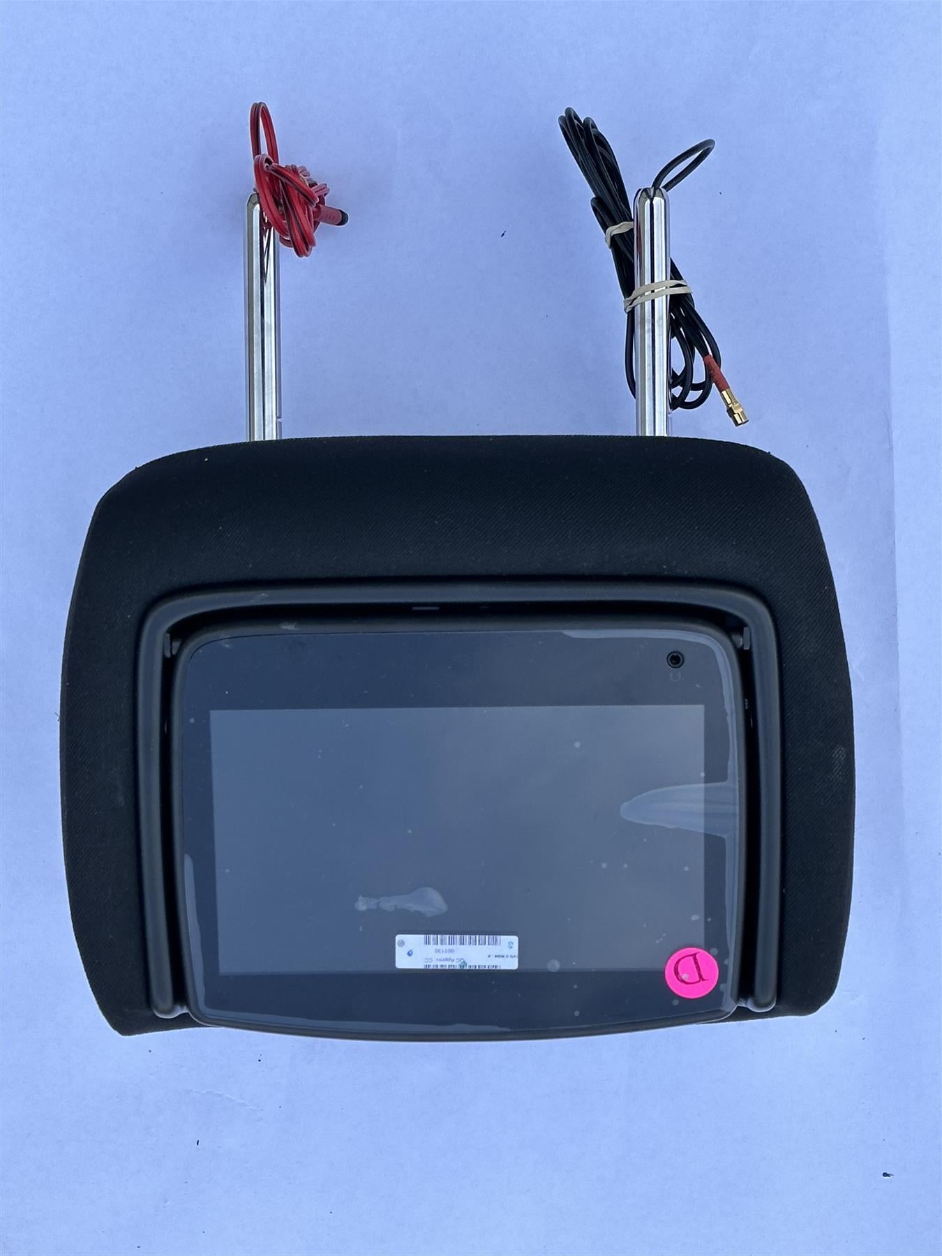 OEM GM Rear Seat Entertainment DVD Headrest Monitor Screen Jet Black 84392533