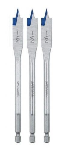 New Irwin Speedbor Spade Bit 1/2" x 6" 88808 (3-pack)