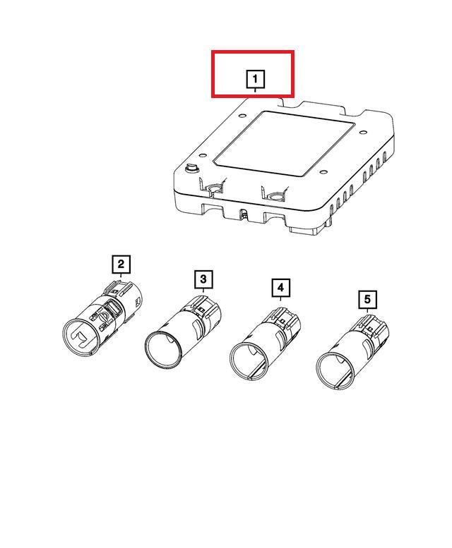 Wireless Device Charger Mopar 68487354AB Fits 2021-2022 Jeep Vehicles