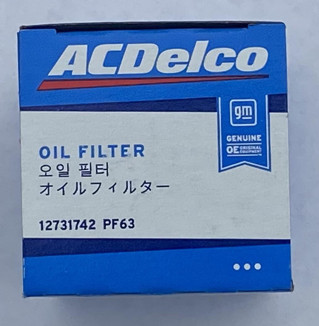 ACDelco GM 12731742 PF63 Oil Filter for Silverado Sierra Tahoe Traverse