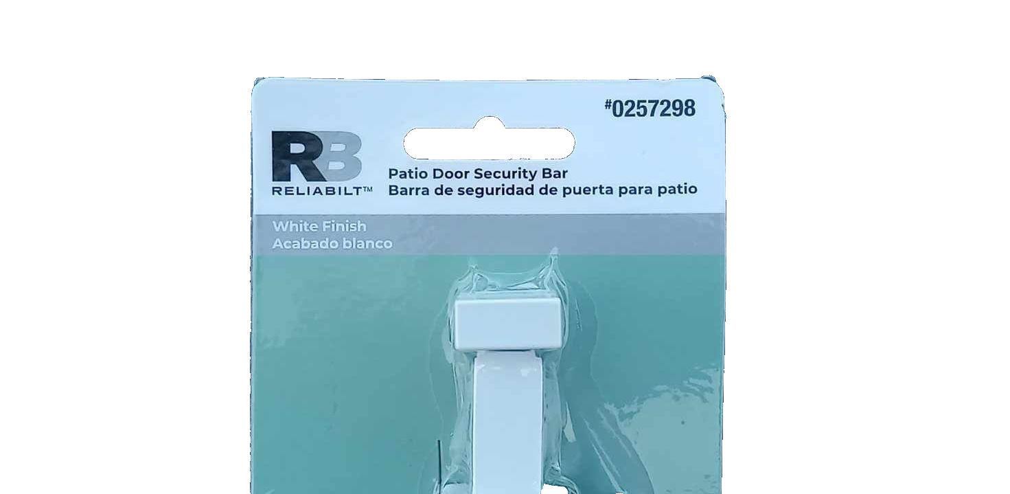 4 RELIABILT 28"-48" Adjustable Aluminum Sliding Patio Door Security Bar U 9921-L