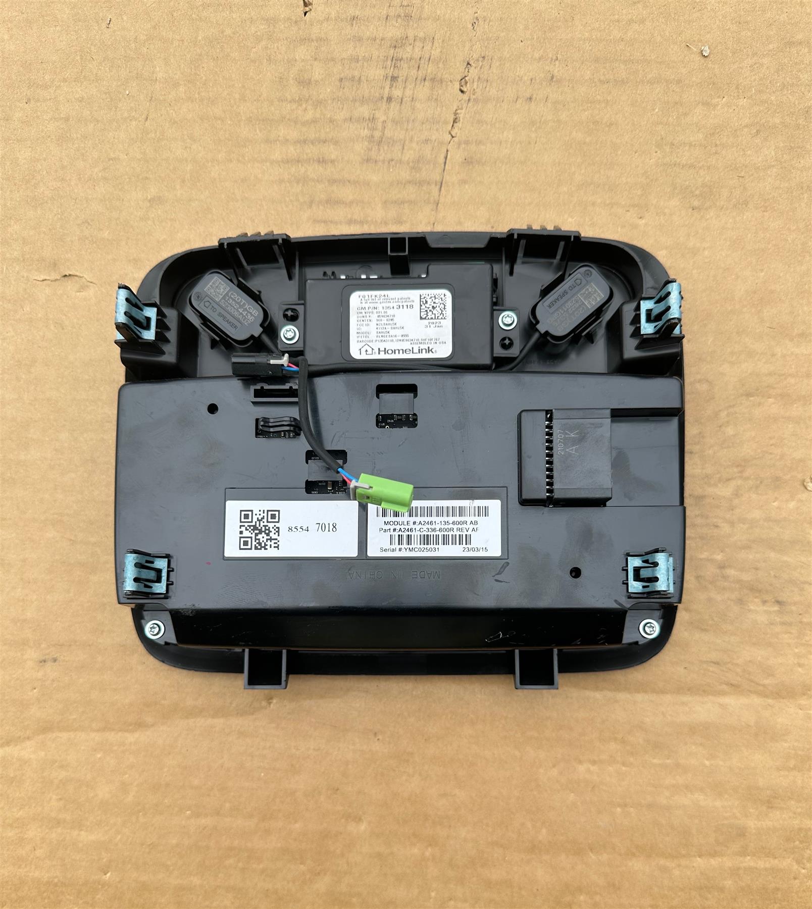 GM Rear View Back Up Camera Module 85157018 OEM