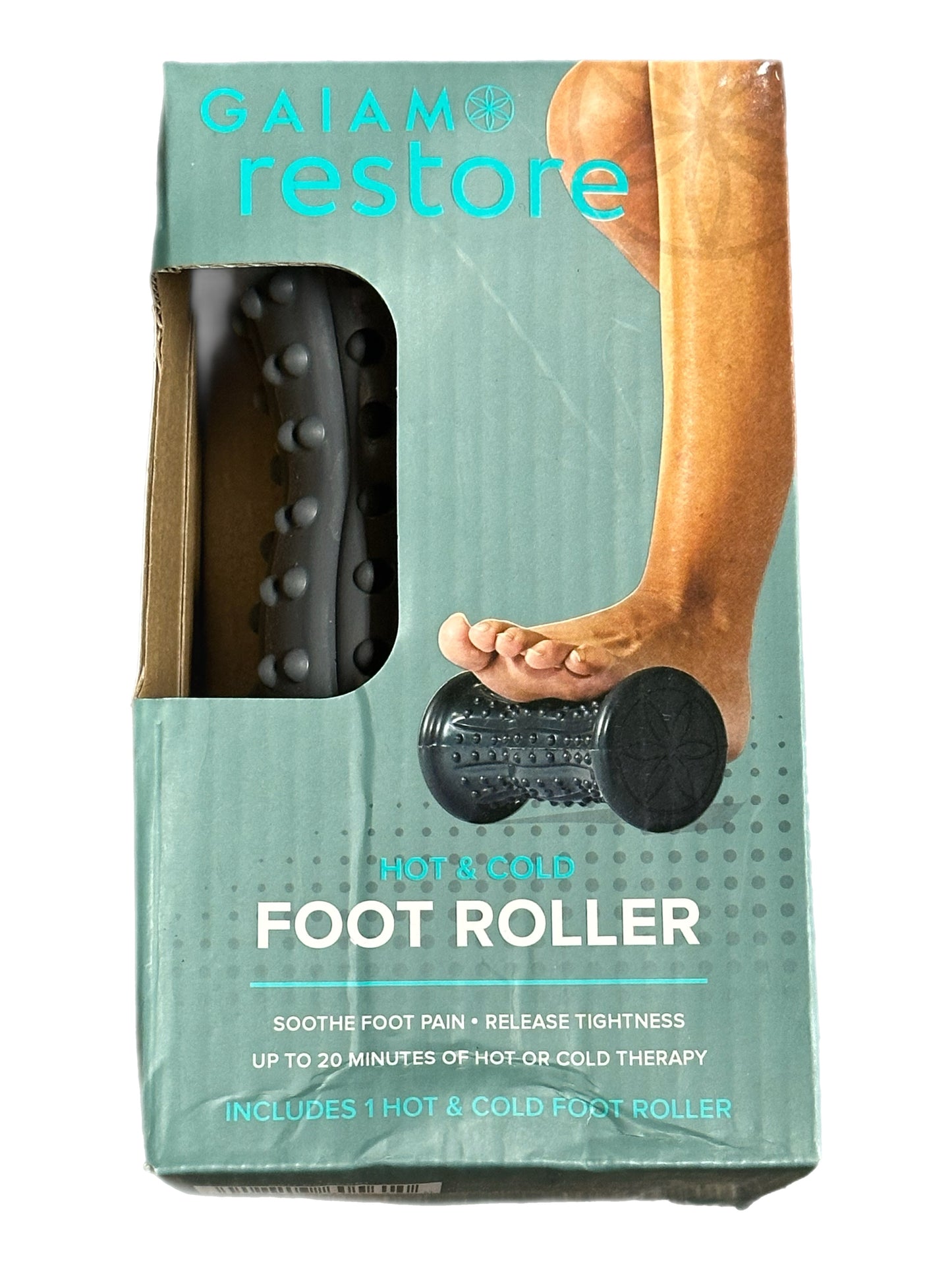 Pair of Gaiam Restore Hot & Cold Foot Roller - 2 Pieces