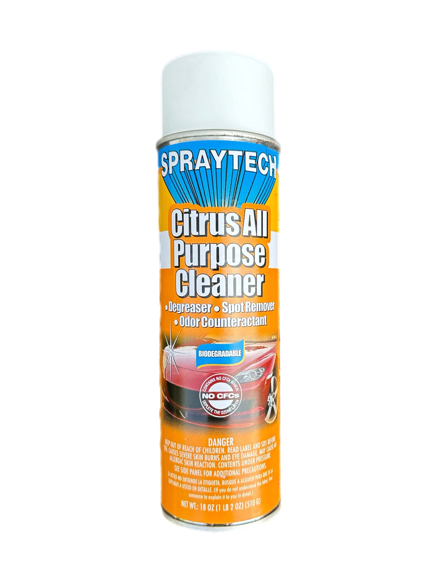 Spraytech Citrus All Purpose Cleaner Biodegradable Case 12 - 18 oz. Cans