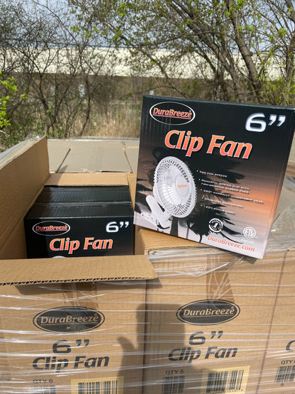  6" Clip On Fan by DuraBreeze