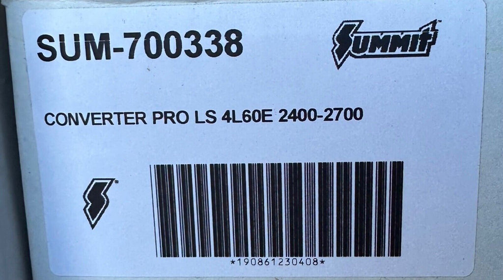 Torque Converter Pro LS 12 Diameter Chevy 4L60E/4L65E/4L70E 2400-2700 Stall Eac"