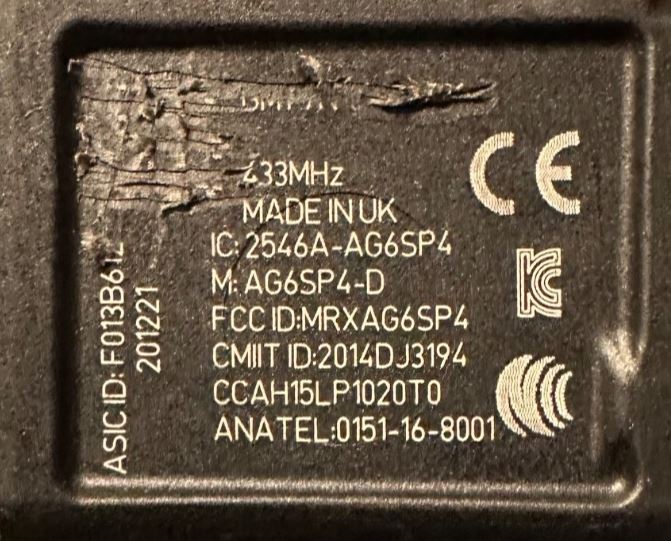 OEM | Tire Pressure Sensor For Trailer Fits GMTrucks & SUV's 84152501