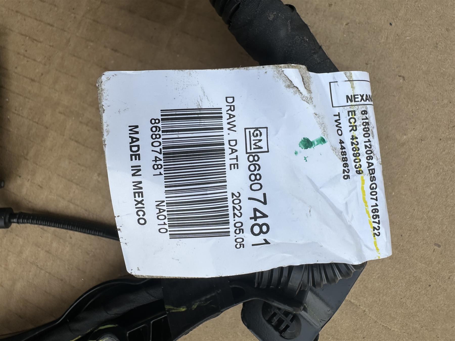 GM OEM 85080261 Rear Left ABS Sensor Harness 86807481 New Other