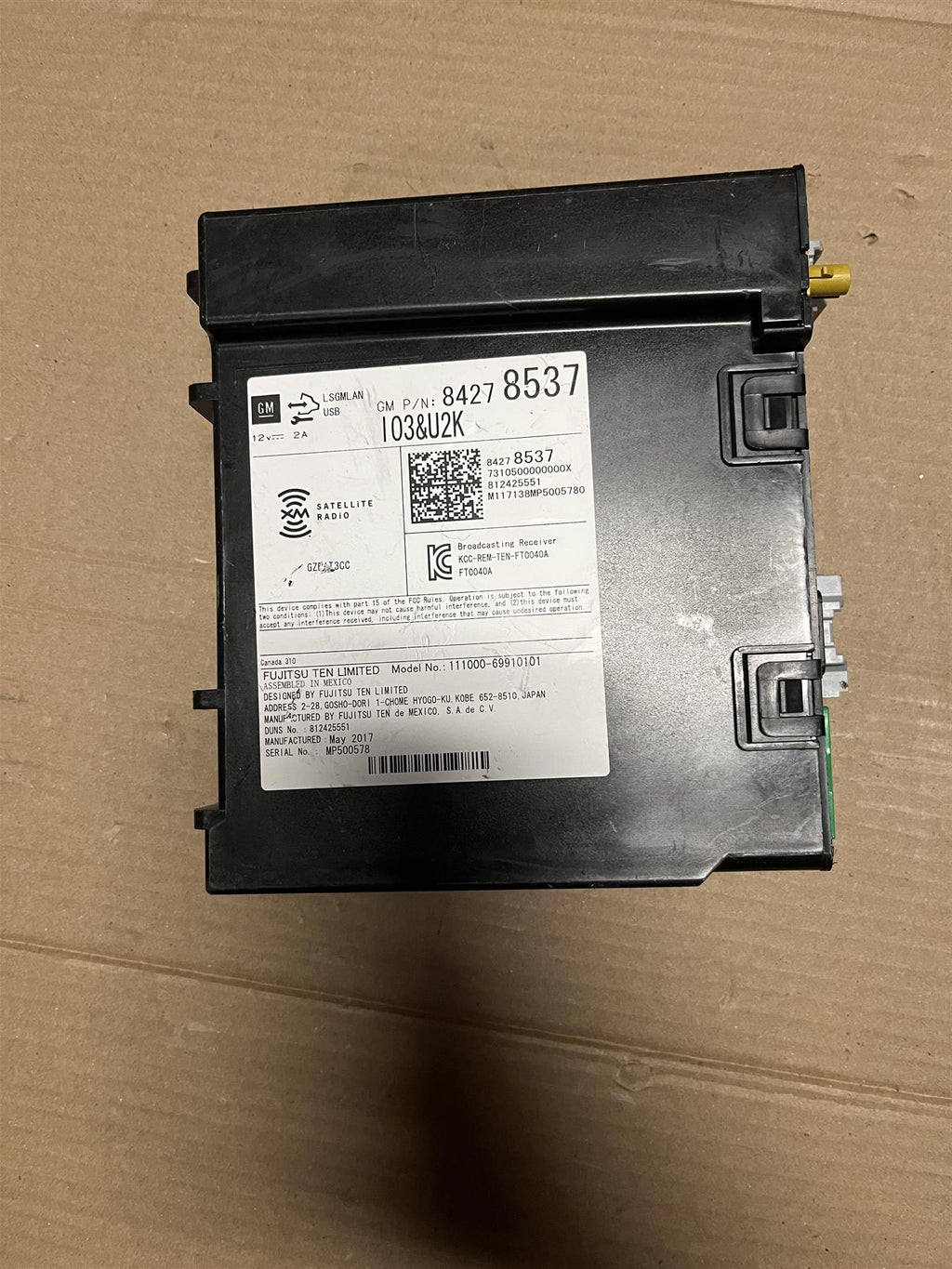 GM Engine Management Wire Lead Module 93889804 OEM