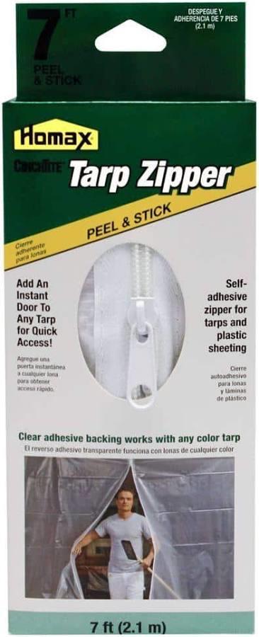 CinchTite Self-Adhesive Tarp Zipper Door