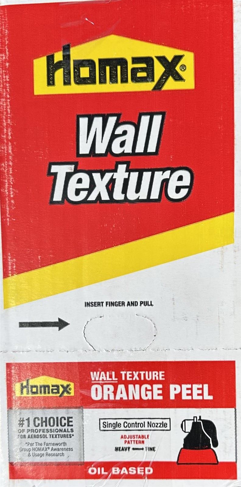 Homax 4055-06 Wall Texture Liquid Pungent Hydrocarbon White 20 oz Can Case of 6