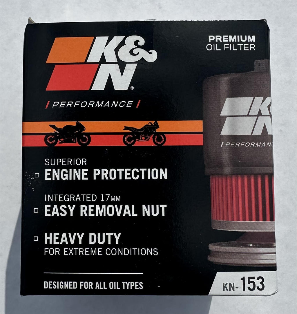 K&N KN-153 Oil Filter for Ducati Monster/Multistrada 2013-2025