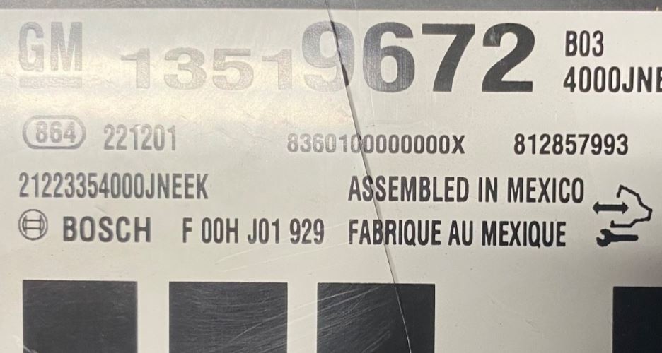 OEM | Body Control Module fits 2018-2021 Equinox GM 13519672