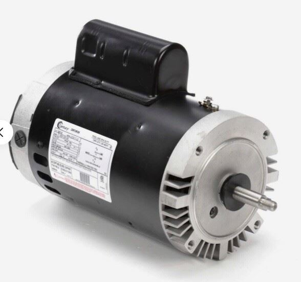 Century B818 Electric Motor 3 HP 3450 Rpm 208-230 1PH Volt 56J Frame