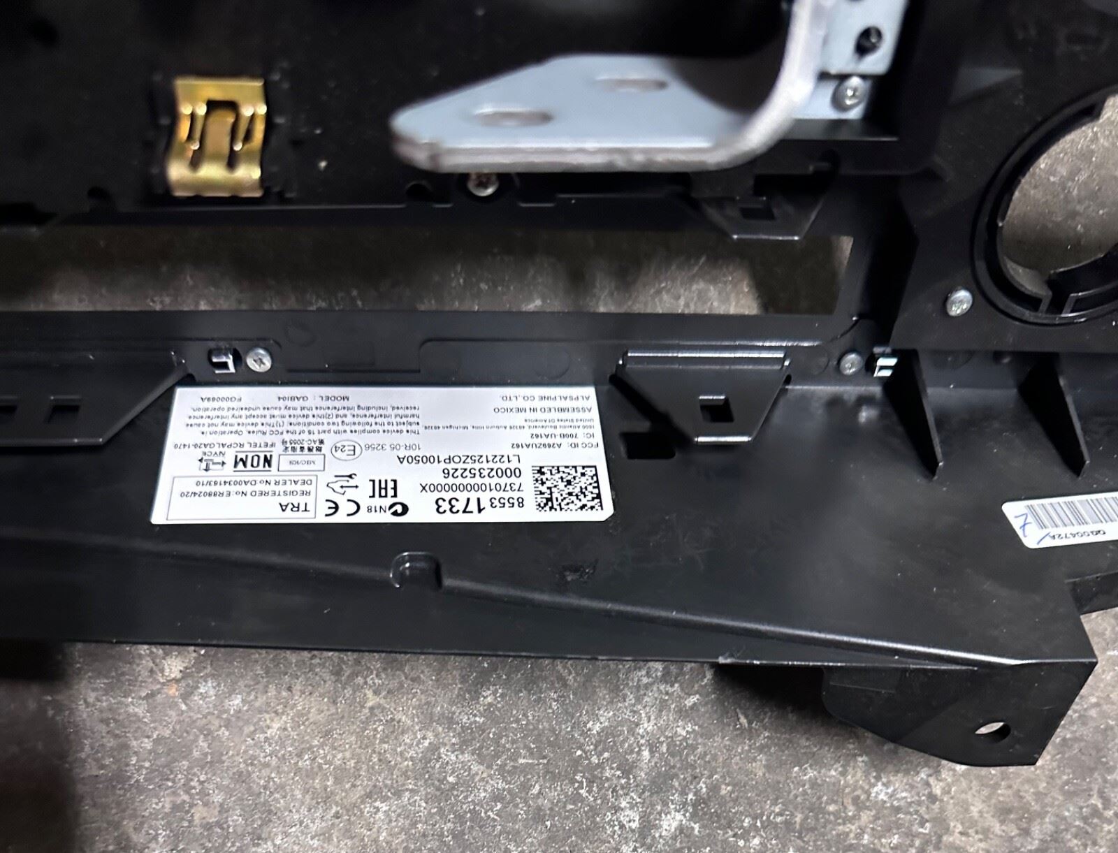 OEM | Display Unit fits 2022 Corvette Stingray 85531733