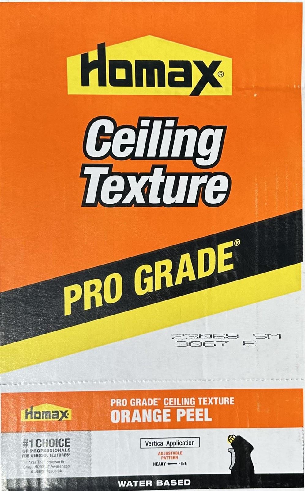 Homax Pro 20 oz. White Orange peel Water-based Ceiling Texture Spray Case of 6