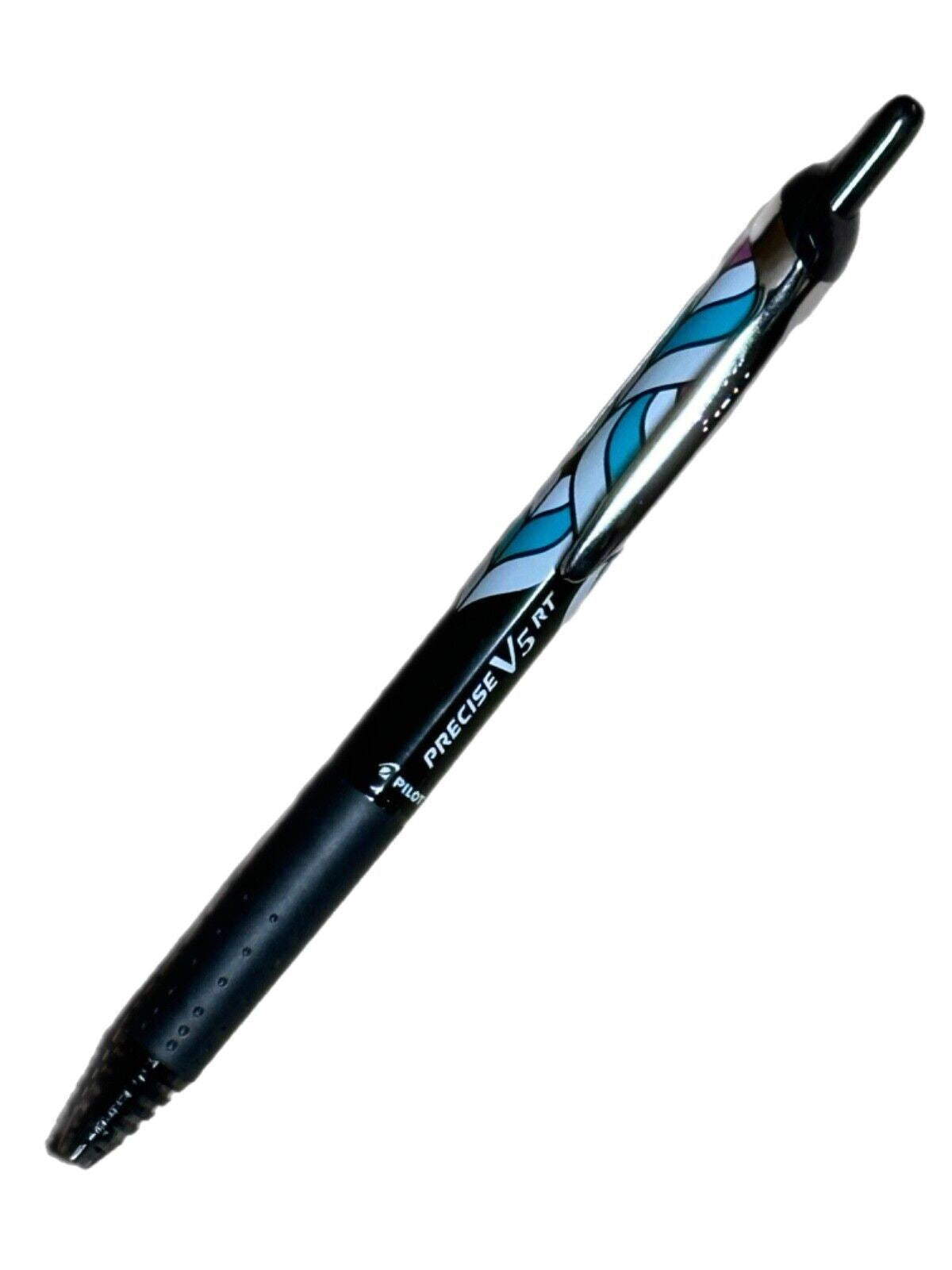Pilot Precise V5 RT Gel Pen Deco Collection Ex Fine 0.5 mm Black Pack of 6