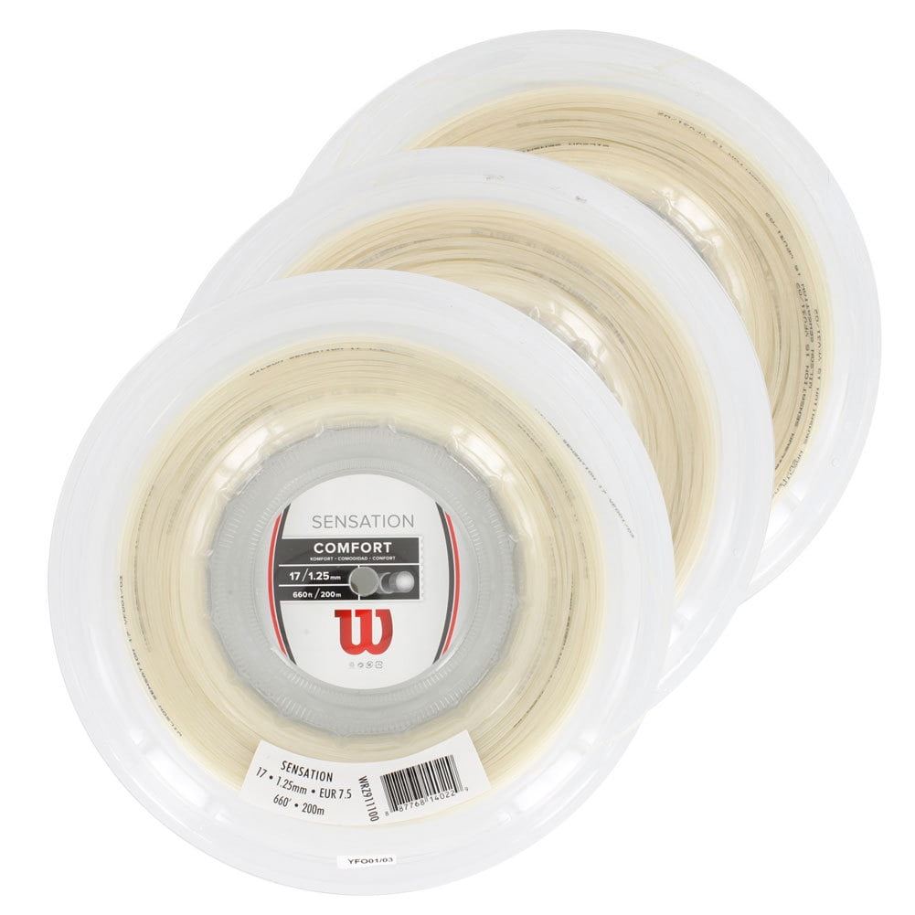 Wilson Sensation Tennis String Reel Natural (  16G   )