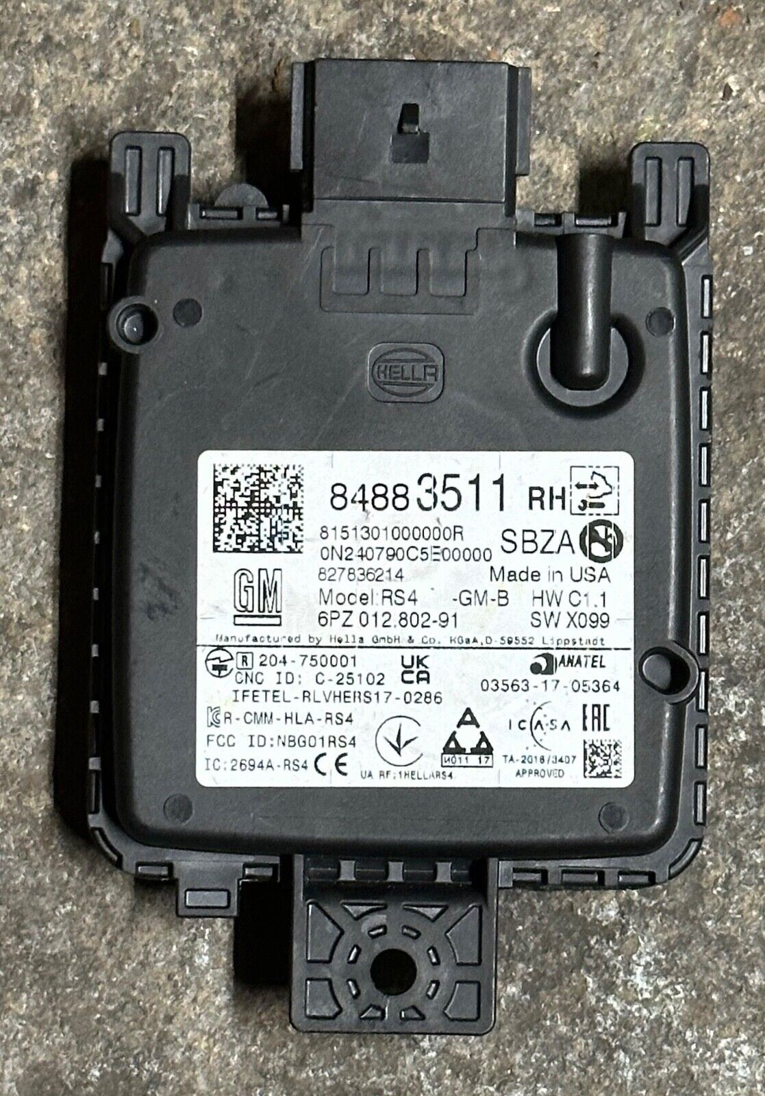 Object Sensor Module-V, AWD GM Parts 84883511