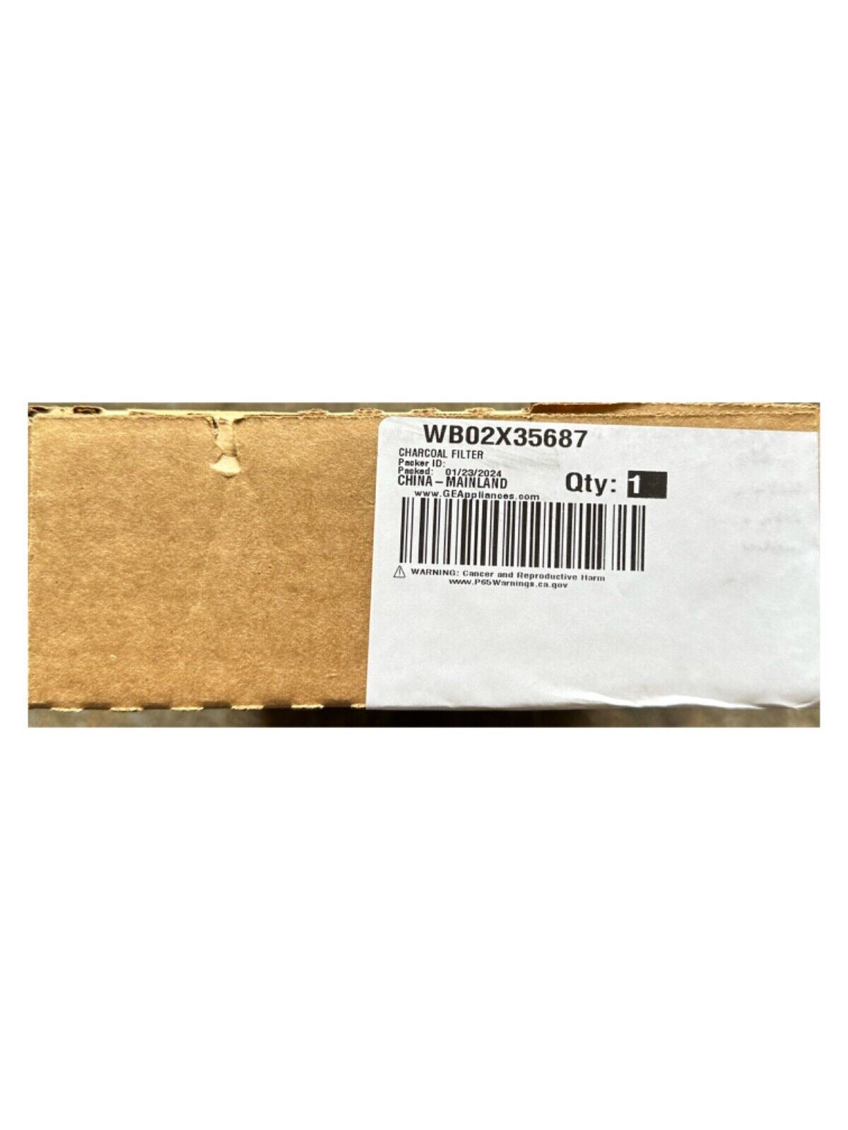 2 PK WB02X35687 Microwave Charcoal Filter for GE JVM6175SK5SS, JVM3160RF8SS