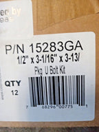 C.E. Smith Galvanized U-bolt 12 pack 15283GA