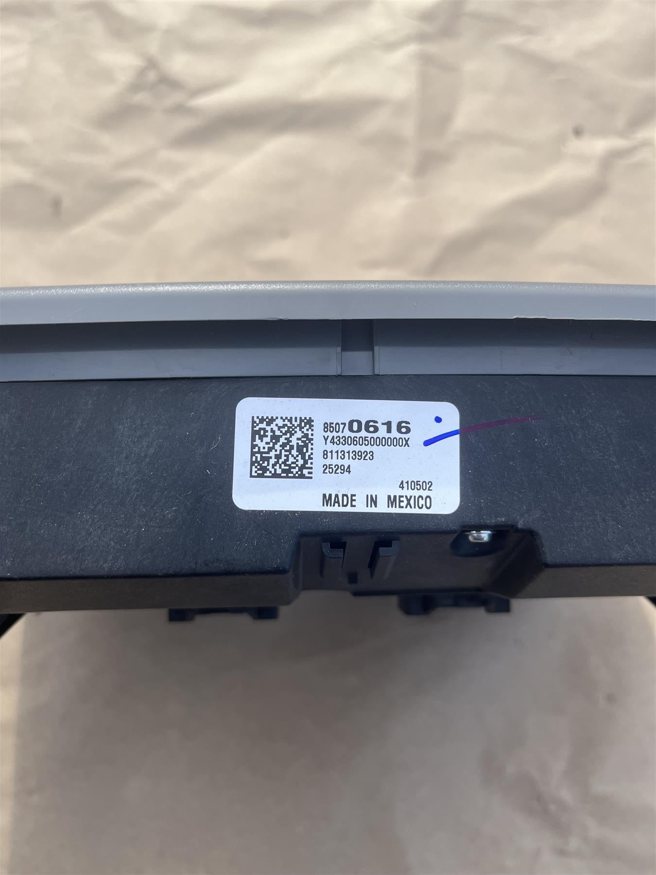 GM Overhead Console Assembly 85070616 Roof Console Interior Part OEM