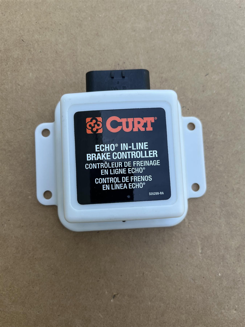 CURT 51200 Echo In-Line Bluetooth Trailer Brake Controller 1-4 Axles