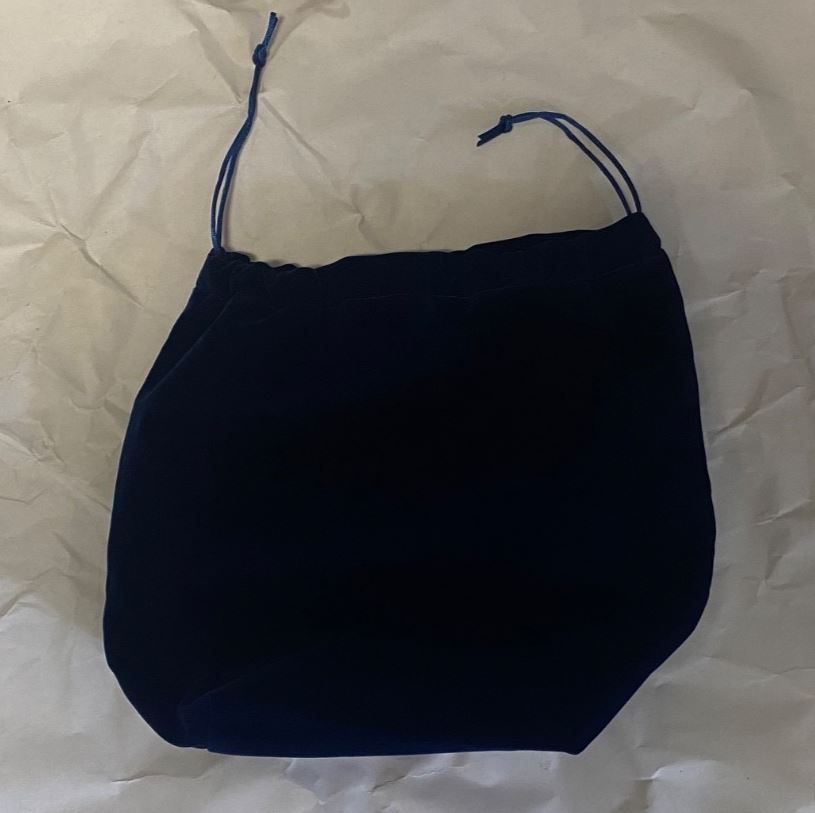200 Dark Blue Velvet Jewelry Bags Large Drawstring Pouches Wholesale Bulk Lot