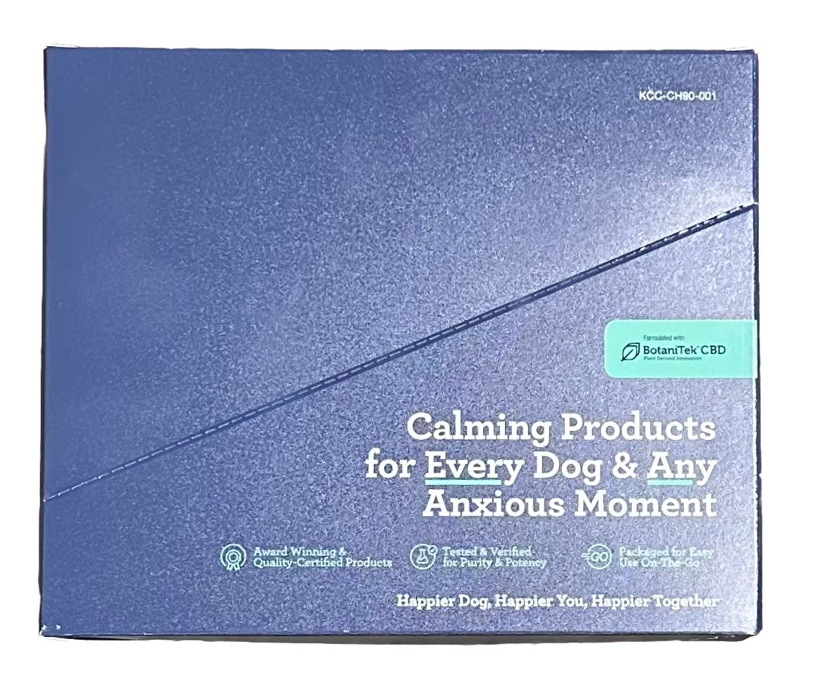 Calming Soft Dog Chews by Kradle Chicken Flavor Case of 3 - 90 Piece Chew Packs