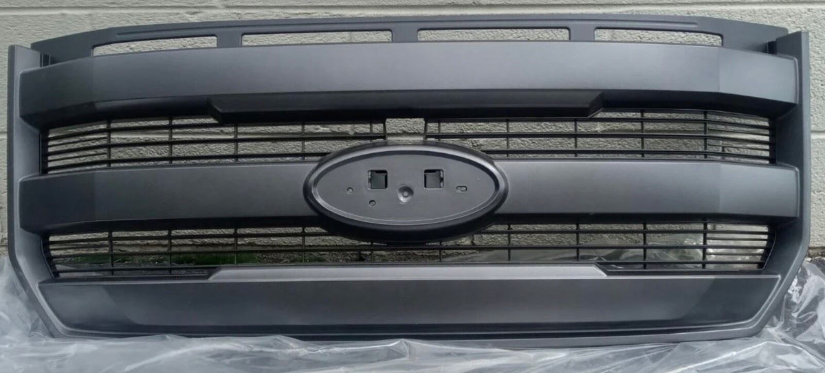 Genuine Ford FL3Z-8200-RA Front Grille - 3-Bar Magnetic Gray for 2015-17 F-150