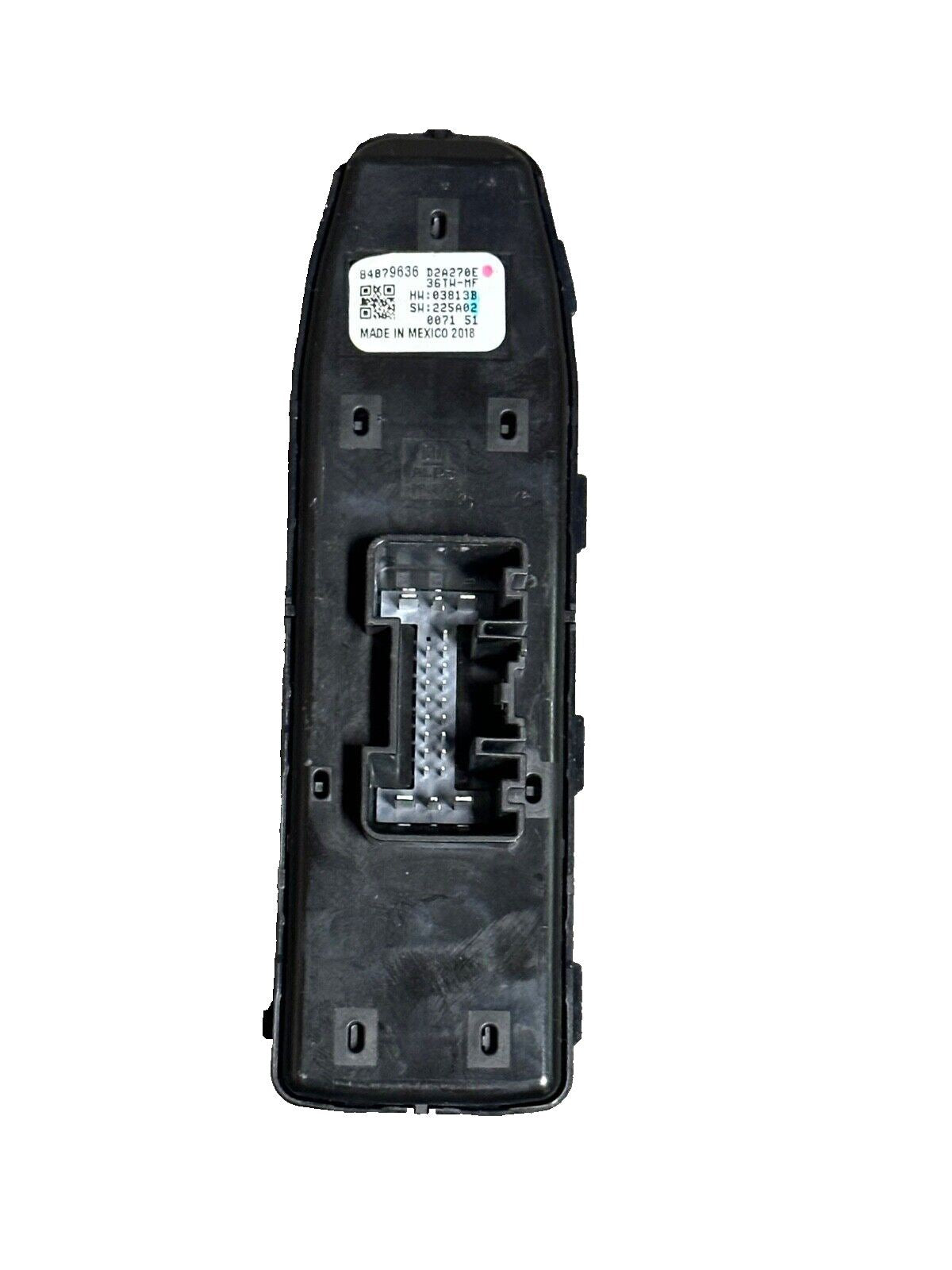Front Passenger Side Door Window Switch Jet Black - GM 84879636