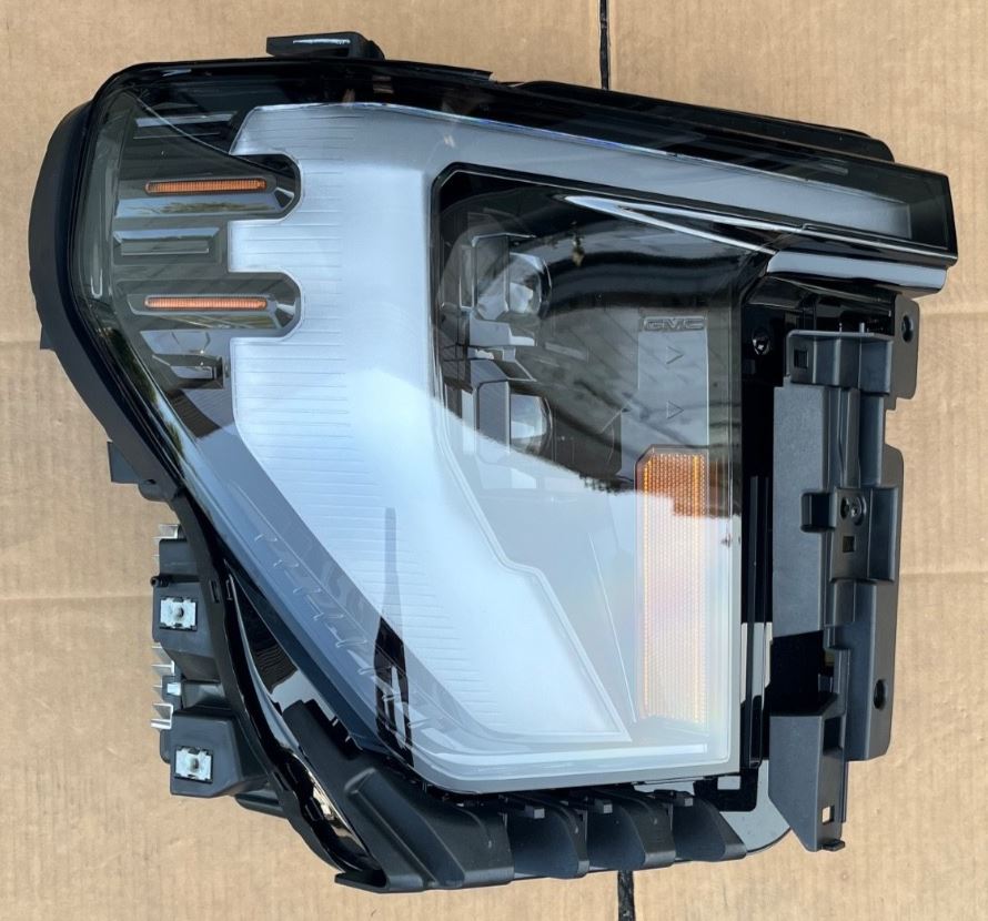OEM | LED Headlamp Right Passenger Side For GMC Sierra 2500, 3500 Pro, SLE Black
