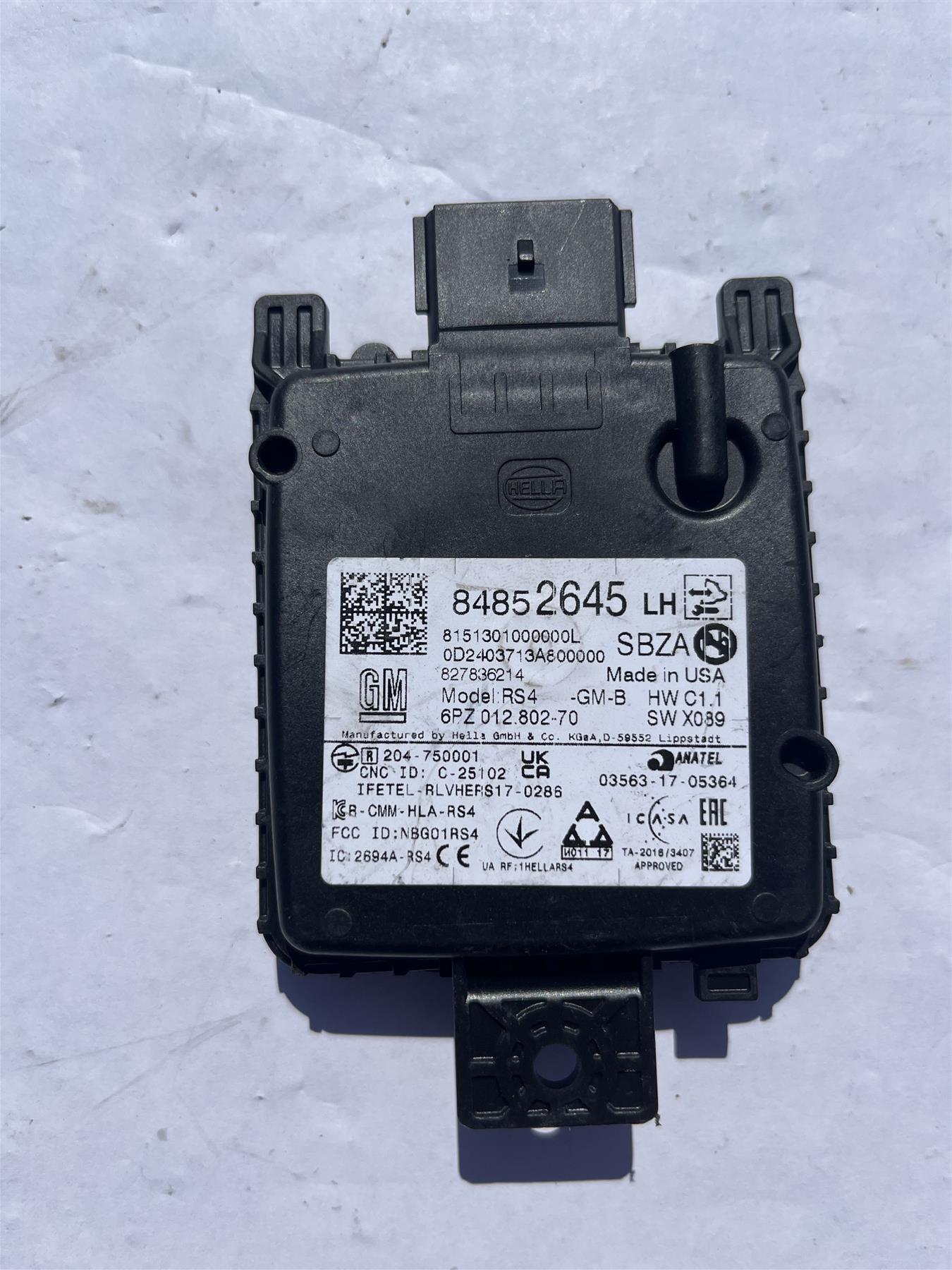 Genuine GM Driver Side Object Sensing Alert Module 84852645 OEM